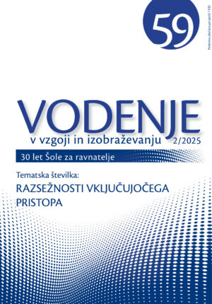 Vodenje v vzgoji in izobraževanju 59, 2/2025