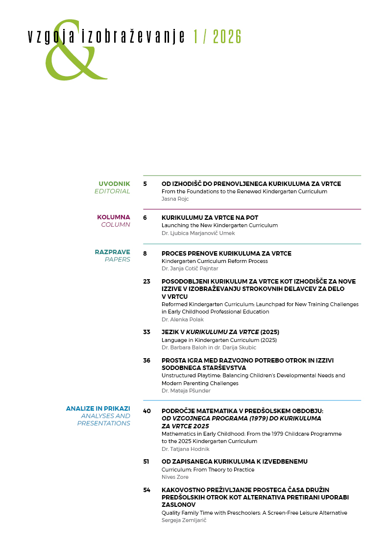 Vzgoja in izobraževanje (1/2026) - slika 2