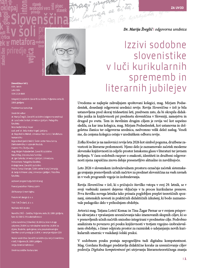 Slovenščina v šoli (1/2026) - slika 3